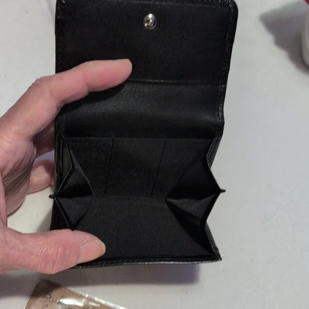 Burberry Black Canvas And Leather Card Case/Wallet - Picture 8 of 9